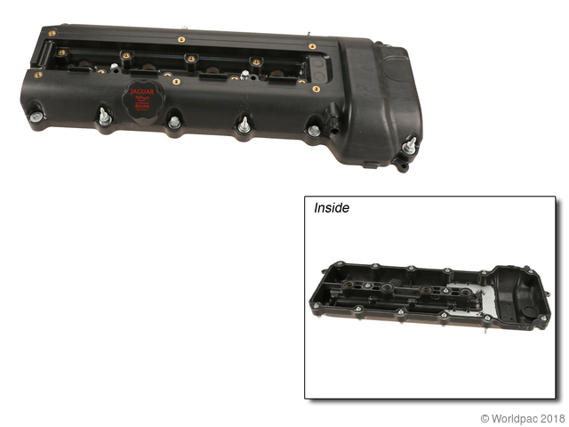 Foto de Tapa de Valvula del Motor para Jaguar XJ8 Jaguar Vanden Plas Jaguar XK8 Jaguar XKR Jaguar XJR Marca Genuine Nmero de Parte W0133-2282160