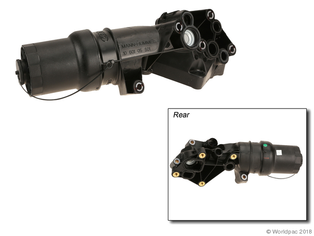Foto de Adaptador del Filtro de aceite del Motor para Volkswagen Beetle Volkswagen Passat Volkswagen Jetta Marca Genuine N�mero de Parte W0133-2612468
