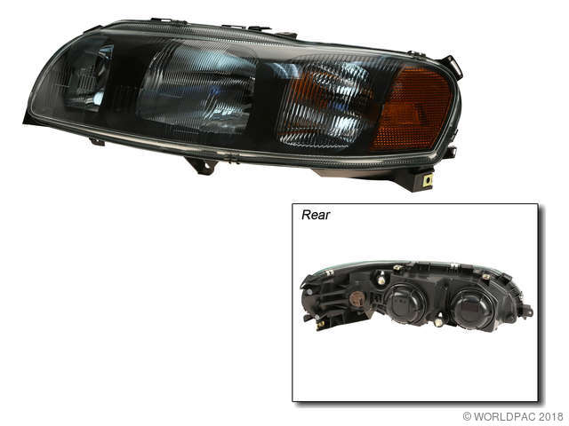 Foto de Conjunto de Faros Delanteros para Volvo S60 2001 2002 2003 2004 2005 Marca Professional Parts Sweden Nmero de Parte W0133-1597973