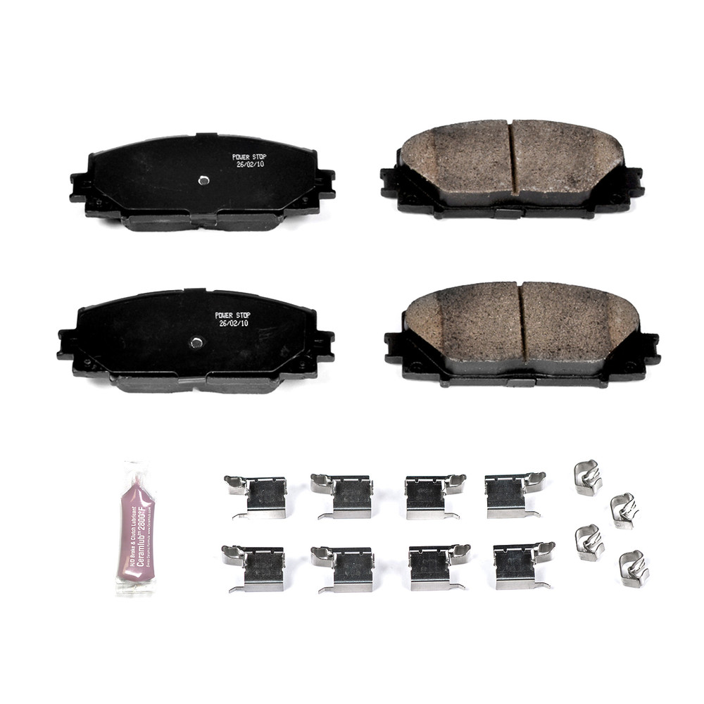 Foto de Pastillas de Freno Fibra de Carbon / Cermica con Kit de Armado Evolution Sport Z23 para Toyota Yaris Scion iQ Marca POWER STOP Nmero de Parte #Z23-1184