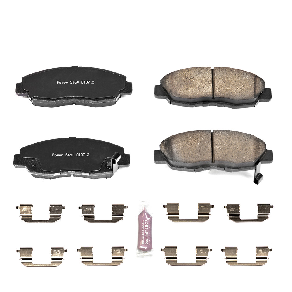 Foto de Pastillas de Freno Fibra de Carbon / Cer�mica con Kit de Armado Evolution Sport Z23 para Honda Accord Honda Civic Honda Insight Acura CL Acura EL Marca POWER STOP Parte #Z23-465