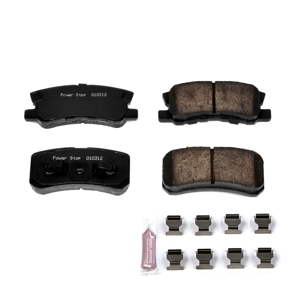 Foto de Pastillas de Freno Fibra de Carbon / Cermica con Kit de Armado Z23 Evolution Sport para Chrysler Dodge Jeep Mitsubishi Marca POWER STOP Nmero de Parte #Z23-868