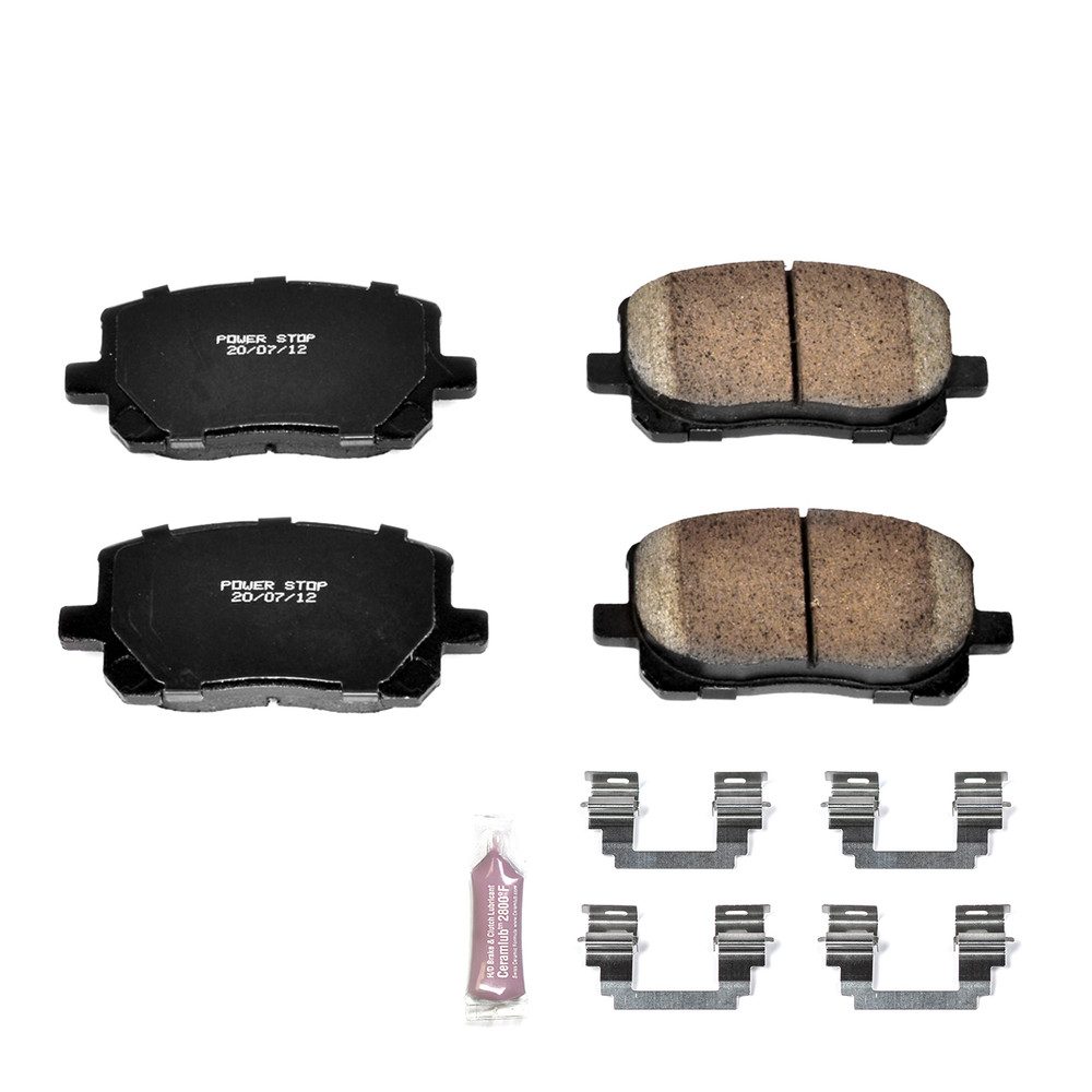 Foto de Pastillas de Freno Fibra de Carbon / Cermica con Kit de Armado Evolution Sport Z23 para Toyota Corolla Toyota Matrix Pontiac Vibe Marca POWER STOP Nmero de Parte #Z23-923