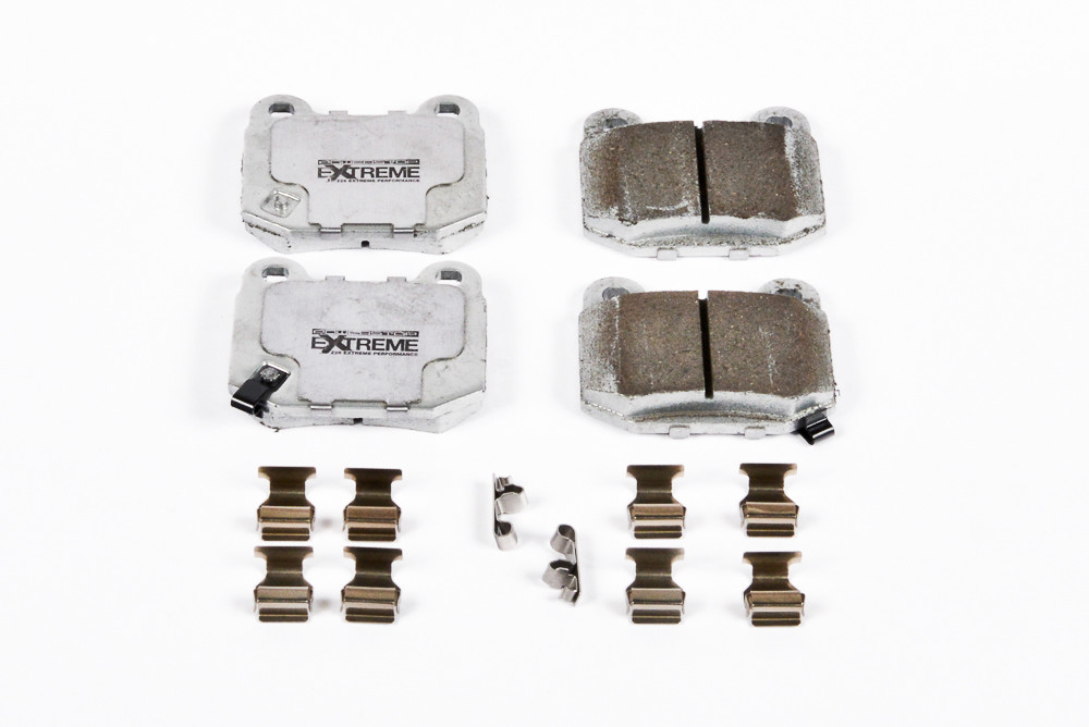 Foto de Pastillas de Freno y Kit de Armado Z26 Nueva Formulacion para Nissan 350Z Infiniti G35 Subaru Impreza Subaru WRX STI Mitsubishi Lancer Marca POWER STOP Parte #Z26-961