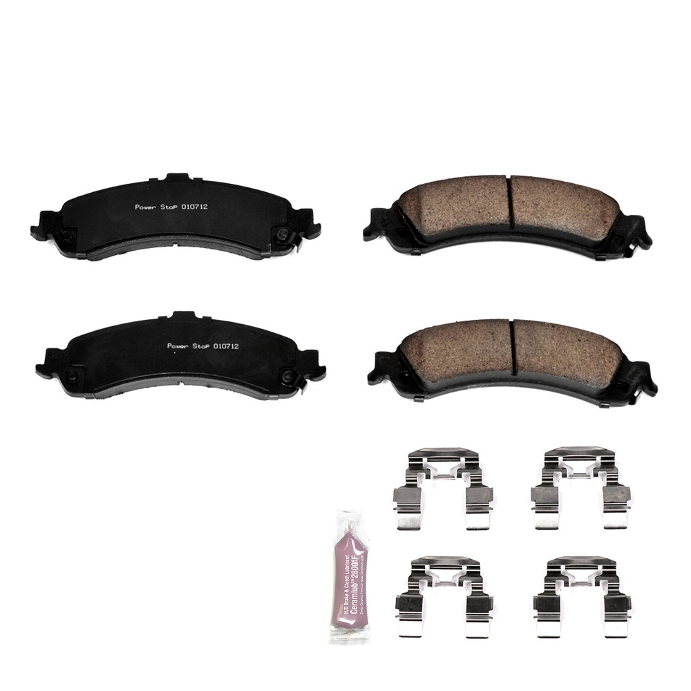 Foto de Kit de pastillas y discos de freno  Z23 Evolution Sport Carbon Fiber Ceramic Pads w para GMC Yukon XL 1500 2000 Marca POWER STOP Nmero de Parte Z23-834