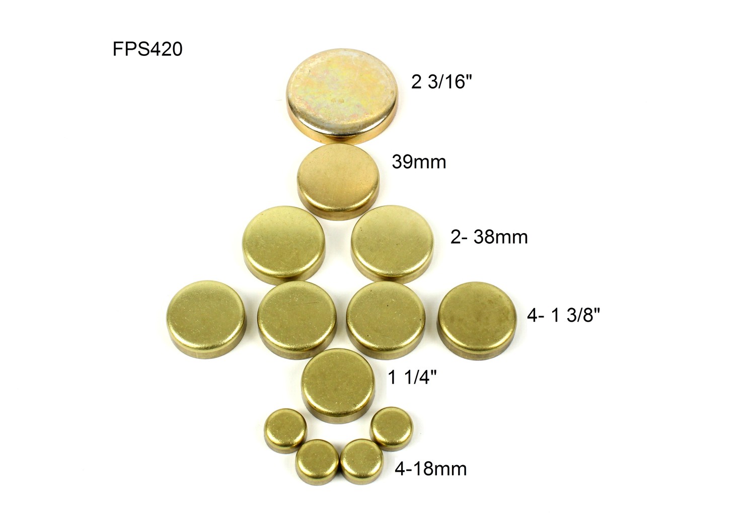 Foto de Kit de Tapones de Expansi�n del Motor para Ford Escort 1998 Marca DNJ ENGINE COMPONENTS N�mero de Parte FPS420