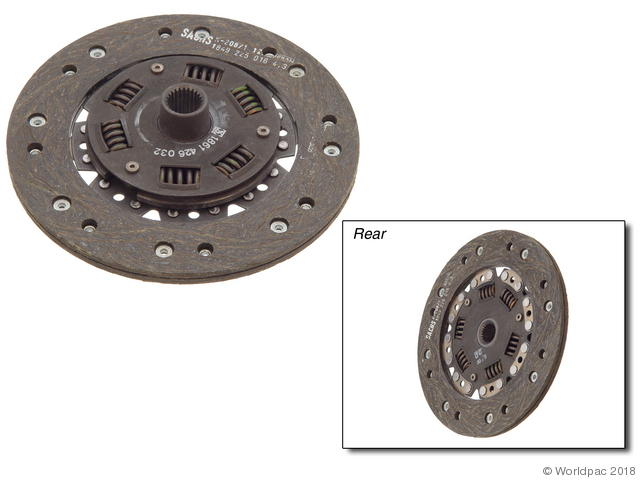 Foto de Disco de Fricci�n del Embrague para Porsche 356B Porsche 356C Porsche 356SC Porsche 912 Marca Sachs N�mero de Parte W0133-2881442