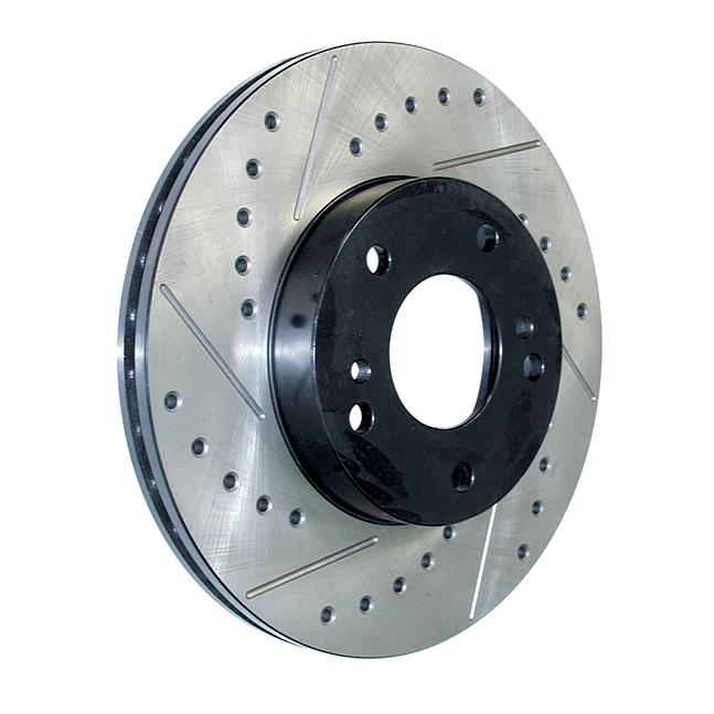 Foto de Rotor disco de freno StopTech Sport Drilled Slotted para Ford Ranger 1988 1991 1992 1994 Mazda B4000 1994 Marca STOPTECH Nmero de Parte 127.65014R