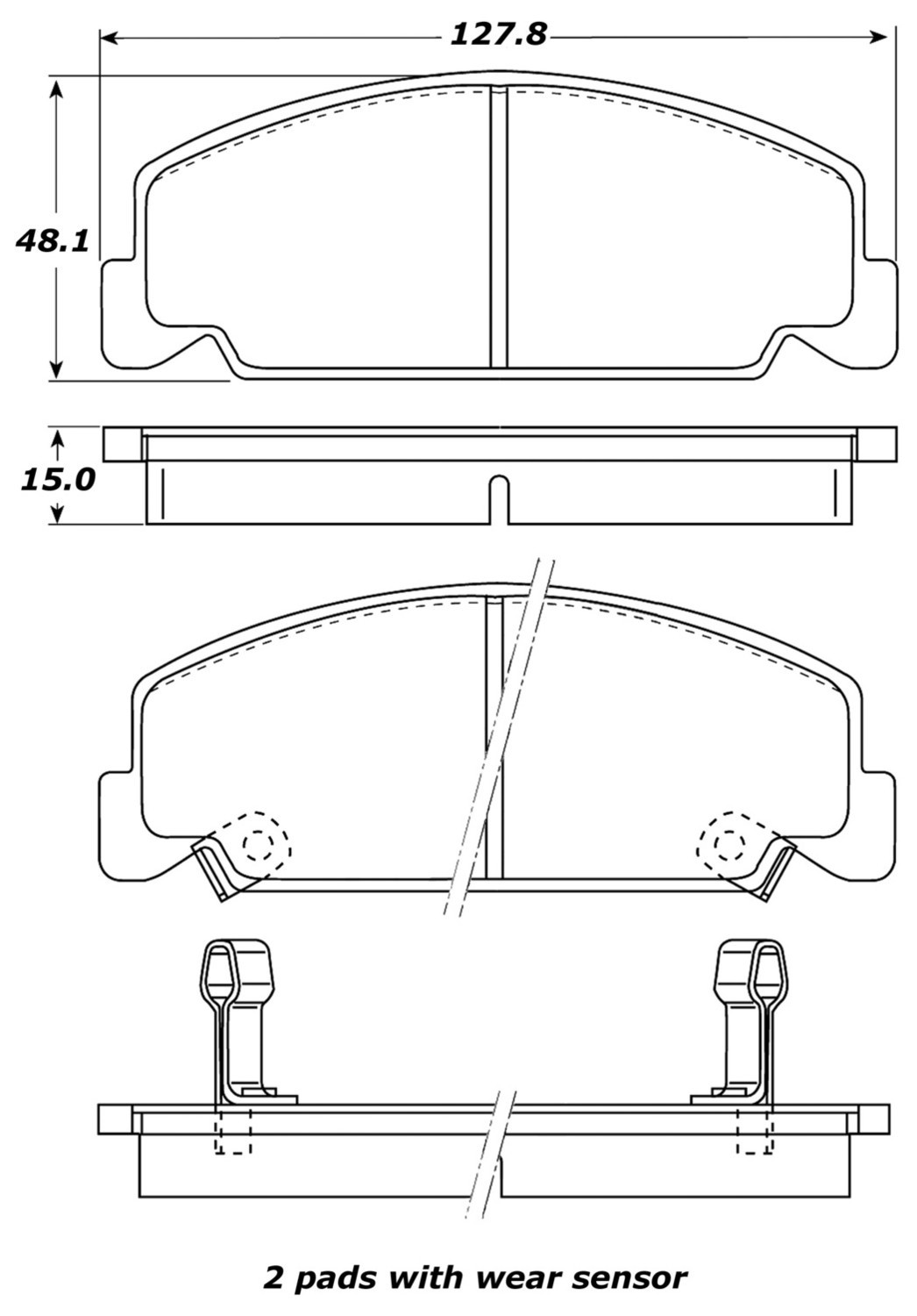 Foto de Pastillas de Freno StopTech Street Pads para Honda Civic 1995 Marca STOPTECH N�mero de Parte 308.02730