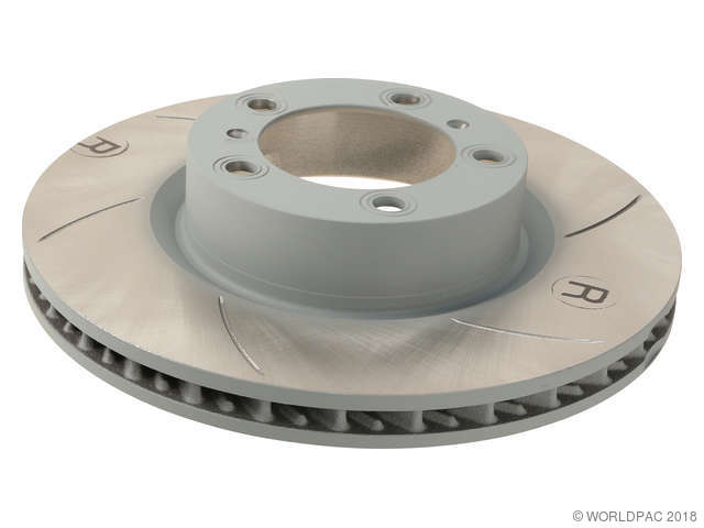 Foto de Rotor disco de freno para Porsche 911 Porsche Boxster Porsche Cayman Marca Sebro Slotted N�mero de Parte W0133-1953529
