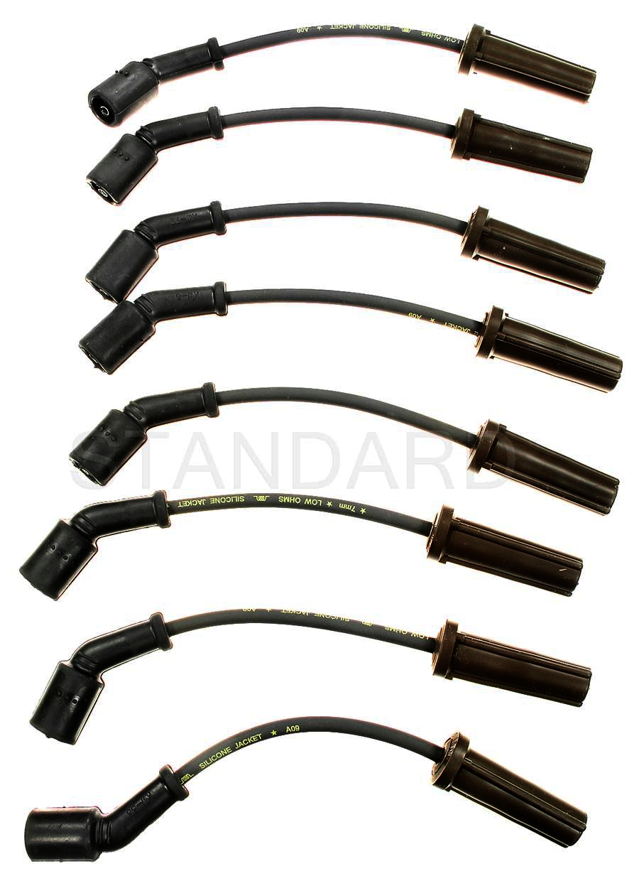 Foto de Juego de cables de buja para Buick Cadillac Chevrolet GMC Pontiac Saab Hummer Marca STANDARD MOTOR Nmero de Parte 7873