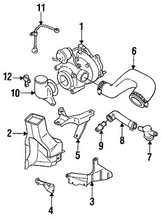 Foto de Turbo Original para Subaru Legacy 1991 1992 1993 1994 Marca SUBARU N�mero de Parte 14412AA070