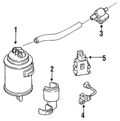 Foto de Canister Original para Subaru Legacy 1991 1992 1993 1994 Marca SUBARU Nmero de Parte 42036AA040