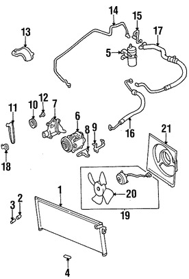 Foto de Rodillo Tensor Original para Subaru Legacy Subaru Impreza Subaru Forester Subaru Outback Subaru Baja Marca SUBARU Nmero de Parte 73131FC000