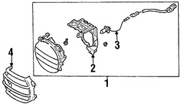 Foto de Luz de Niebla Original para Subaru Outback Subaru Baja Subaru Legacy Marca SUBARU N�mero de Parte 84501AE11A
