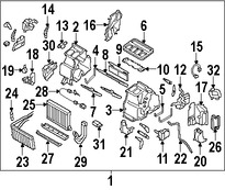 Foto de Vlvula de Expansin Aire Acondicionado Original para Subaru Legacy Subaru Outback Marca SUBARU Nmero de Parte 73531AG010