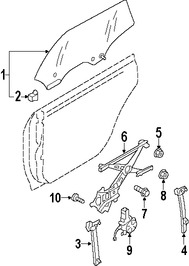 Foto de Canal de Crista Original para Subaru Legacy Subaru Outback Marca SUBARU N�mero de Parte 62240AG130