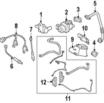 Foto de Vlvula EGR Original para Subaru Legacy Subaru Outback Subaru Tribeca Marca SUBARU Nmero de Parte 14710AA710