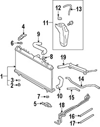 Foto de Manguera de Enfriado de Aceite Transmisin Automtica Original para Subaru Baja Subaru Legacy Subaru Outback Marca SUBARU Nmero de Parte 45520AE00A