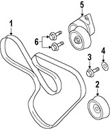 Foto de Conjunto de Tensor de correa Original para Subaru B9 Tribeca Subaru Outback Subaru Legacy Marca SUBARU Nmero de Parte 23769AA003