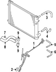 Foto de Manguera de Enfriado de Aceite Transmisin Automtica Original para Subaru B9 Tribeca 2006 2007 Subaru Tribeca 2008 2009 Marca SUBARU Nmero de Parte 45522XA01A9E