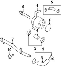 Foto de Manguera de Refrigerante Original para Subaru Tribeca Marca SUBARU Nmero de Parte 21338AA120