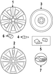 Foto de Ruedas Original para Subaru B9 Tribeca Subaru Tribeca Marca SUBARU N�mero de Parte 28111XA02B