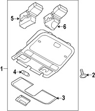 Foto de Lente de luz de mapa Original para Subaru Tribeca Marca SUBARU Nmero de Parte 92153XA03A