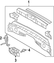 Foto de Panel posterior Original para Subaru B9 Tribeca Subaru Tribeca Marca SUBARU N�mero de Parte 52401XA00B9W