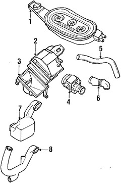 Foto de Sensor de flujo de masa de aire Original para Subaru DL Subaru GL Subaru GL-10 Subaru RX Subaru XT Marca SUBARU Nmero de Parte 22680AA030