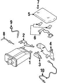 Foto de Sensor de Temperatura del Escape Original para Subaru Impreza 2002 2003 2004 2005 Marca SUBARU Nmero de Parte 22629AA012