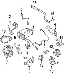 Foto de Manguera de Bomba de Aire Original para Subaru Impreza Marca SUBARU Nmero de Parte 14849AA080