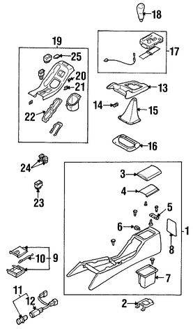 Foto de Interruptor de Calefaccin del Asiento Original para Subaru Forester Subaru Impreza Subaru BRZ Subaru WRX Subaru WRX STI Subaru Outback Marca SUBARU Nmero de Parte 83075FA001