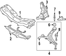 Foto de Rtula de direccin Original para Subaru Impreza Subaru WRX STI Marca SUBARU Nmero de Parte 28313FG011