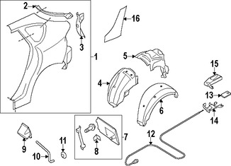 Foto de Cable de Puerta del Tanque de Combustible Original para Subaru Impreza Marca SUBARU Nmero de Parte 57330FG030