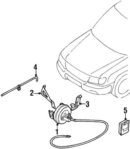 Foto de Mdulo de Control de Crucero Original para Subaru Forester 1998 1999 Marca SUBARU Nmero de Parte 87022FC010