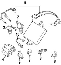 Foto de Cable de Bujia Original para Subaru Forester Subaru Impreza Subaru Legacy Subaru Outback Subaru Baja Marca SUBARU N�mero de Parte 22451AA940