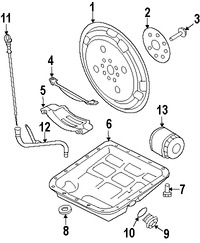 Foto de Plato Flexible Transmisin Automt Original para Subaru Forester Subaru Impreza Subaru Outback Subaru Legacy Subaru Baja Marca SUBARU Nmero de Parte 12332AA071