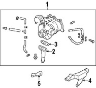 Foto de Turbo Original para Subaru Forester 2006 2007 2008 Subaru Impreza 2007 2006 Marca SUBARU Nmero de Parte 14411AA6309L