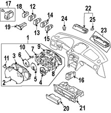 Foto de Sensor de Temperatura Intensidad de Luz Original para Subaru Forester Subaru Impreza Subaru XV Crosstrek Subaru Crosstrek Subaru WRX Subaru WRX STI Marca SUBARU Parte #73730SA001