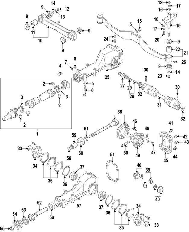 Foto de Cojinete de Apoyo Diferencial Original para Subaru Marca SUBARU Nmero de Parte 806340010