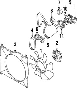 Foto de Rodillo Tensor Original para Suzuki Sidekick Suzuki Aerio Suzuki Vitara Suzuki Esteem Suzuki SX4 Marca SUZUKI N�mero de Parte 1753077E00