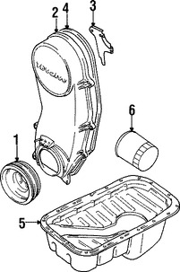 Foto de Polea del cigue�al Original para Suzuki Samurai Suzuki Sidekick Marca SUZUKI N�mero de Parte 1261182170