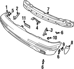 Foto de Perno de cubierta de parachoques Original para Suzuki Grand Vitara Suzuki XL-7 Suzuki Vitara Suzuki Aerio Suzuki SX4 Marca SUZUKI Nmero de Parte 021620620C