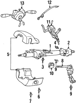 Foto de Cardn de Eje de Columna Direccin Original para Suzuki Vitara 1999 2000 2001 2002 2003 2004 Marca SUZUKI Nmero de Parte 4823067D01