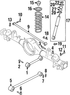 Foto de Muelle Helicoidal Original para Suzuki Vitara 1999 2000 2001 2002 2003 2004 Marca SUZUKI N�mero de Parte 4131167D10