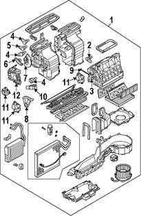 Foto de Motor de Control de Ajuste de Aire HVAC Original para Suzuki Grand Vitara Marca SUZUKI Nmero de Parte 9565164J01