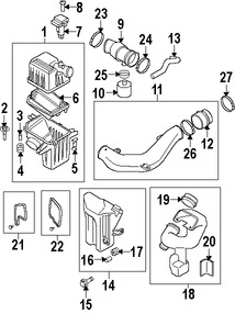 Foto de Sensor de flujo de masa de aire Original para Suzuki Grand Vitara 2006 2007 2008 Marca SUZUKI N�mero de Parte 1380066J00