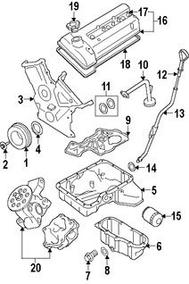 Foto de C�rter Original para Suzuki Grand Vitara 2008 2006 2007 Marca SUZUKI N�mero de Parte 1152166J00