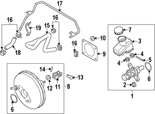 Foto de Empacadura de Depsito Cilindro Maestro de Freno Original para Suzuki Grand Vitara Suzuki SX4 Marca SUZUKI Nmero de Parte 5123265J00